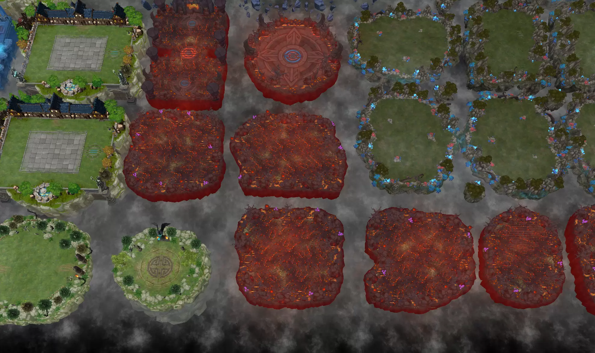 【防守】三生视界地形+物编