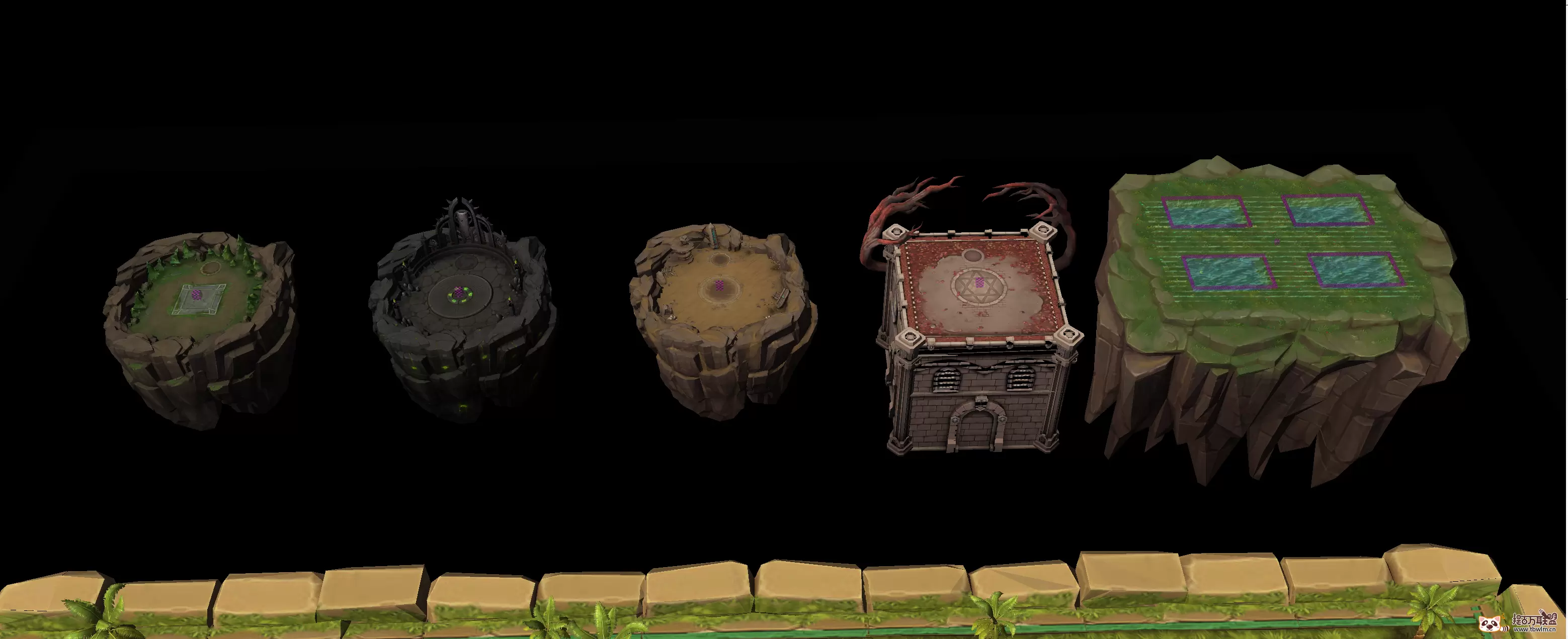 【生存】梦迹沙河4地形+物编