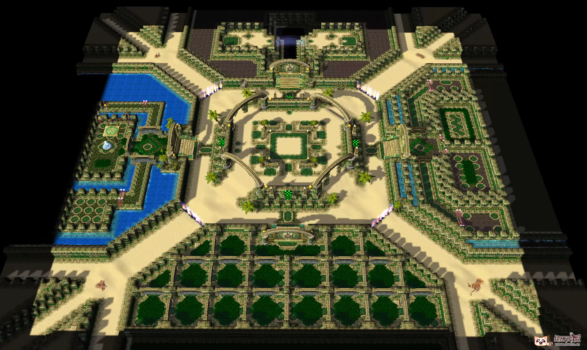 【防守】梦迹沙河1地形+物编