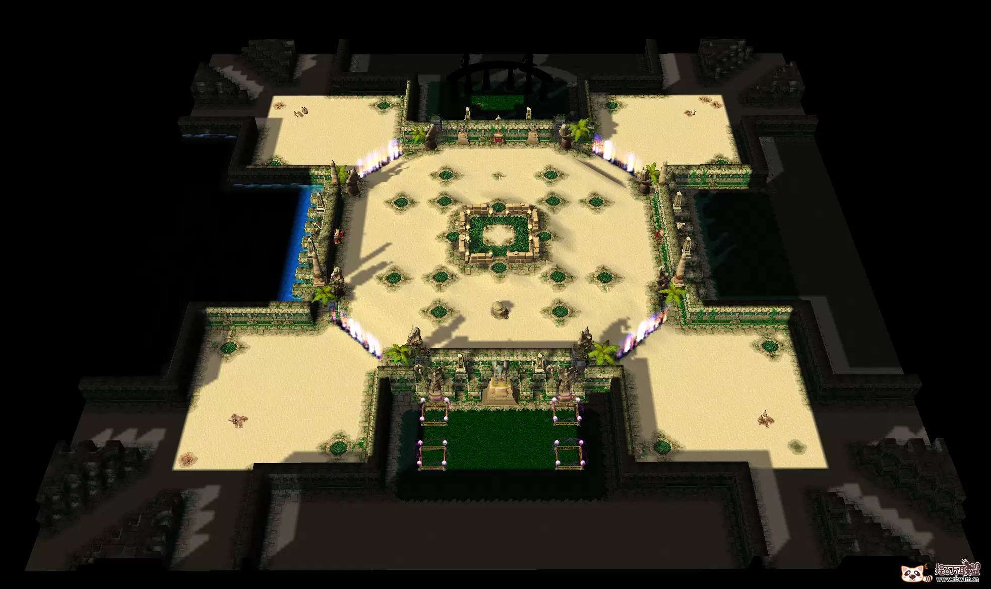 【防守】梦迹沙河2地形+物编