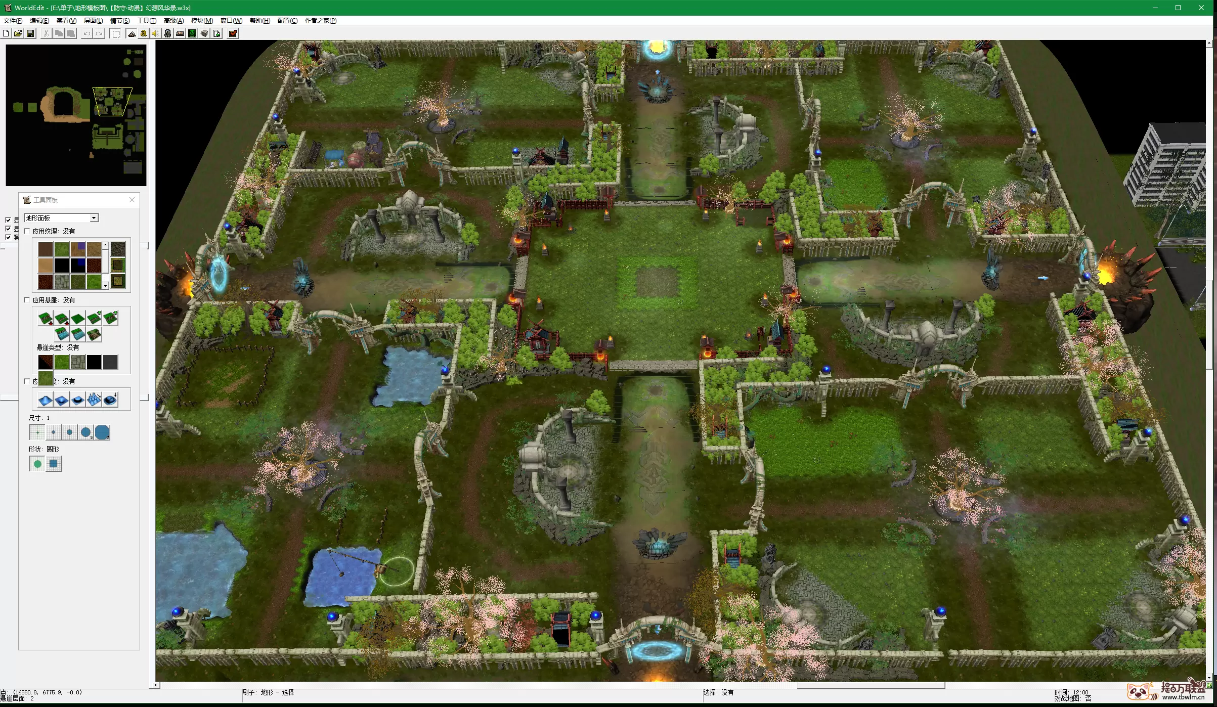 【防守·动漫·现代】幻想风华录地形+物编