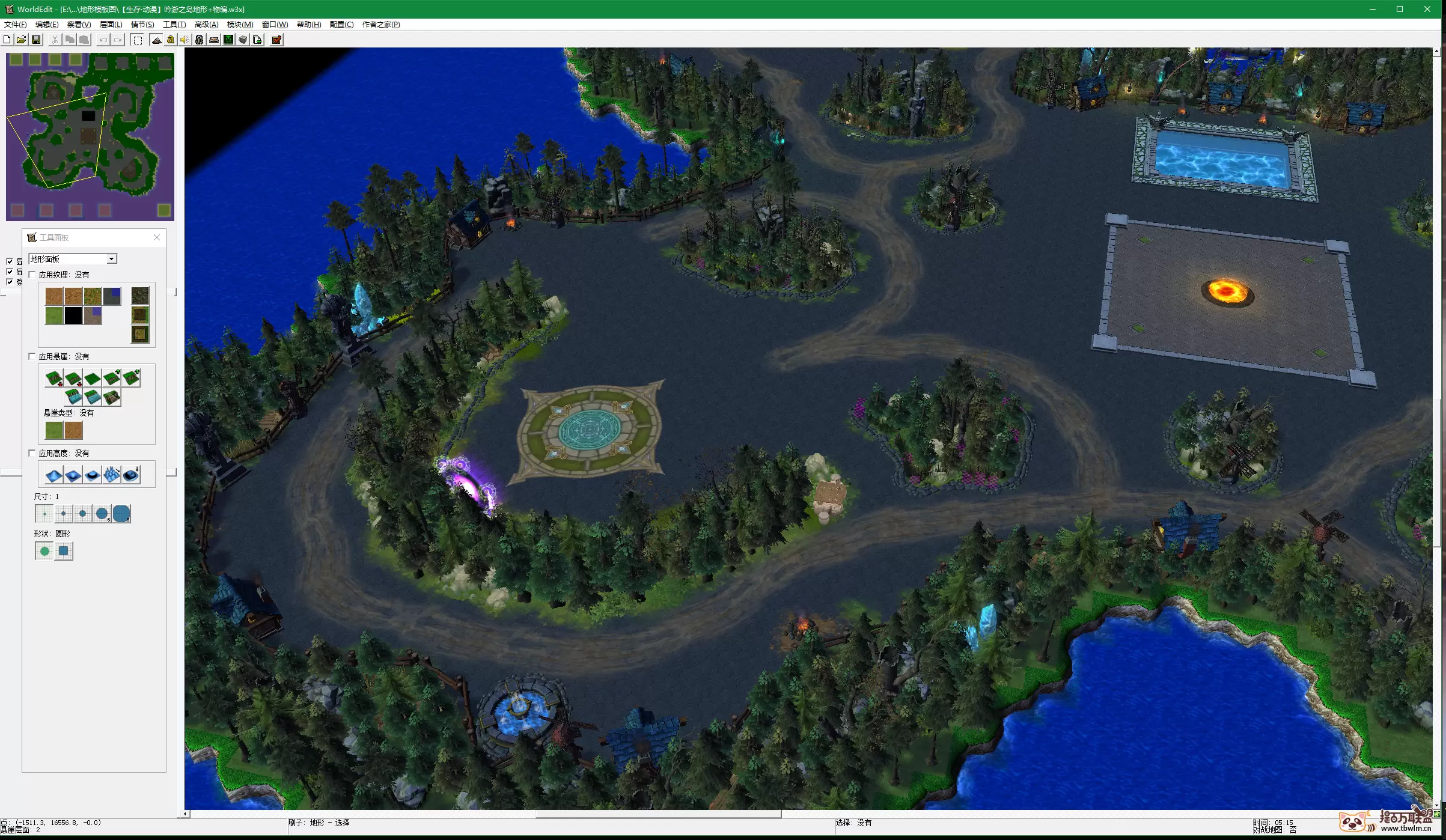 【生存·动漫】吟游之岛地形+物编